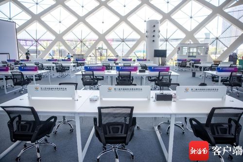 原創組圖 第二屆消博會新聞中心 將為參會記者提供優質服務